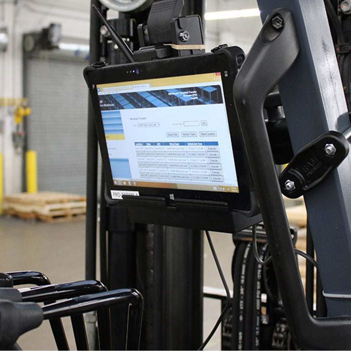 терминал на погрузчик