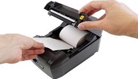 Как правильно вставить чековую ленту