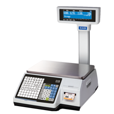 Весы с принтером печати этикеток CAS CL3000-P