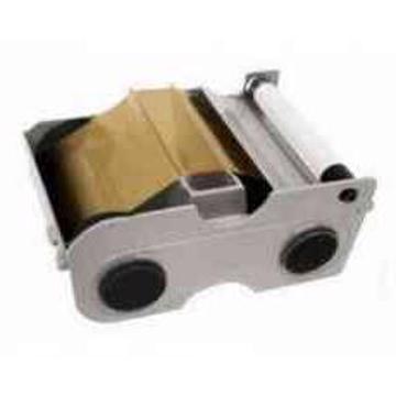 Картридж с монохромной лентой и чистящим валиком FARGO. Сублимационная лента "ЗОЛОТОЙ металлик" - 500 отпечатков (FRG44207) - фото