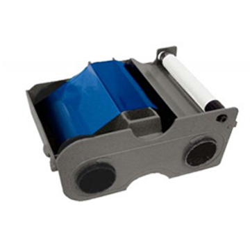 EZ Многоразовый картридж с монохромной лентой и чистящим валиком FARGO. Сублимационная СИНЯЯ лента - 1000 отпечатков (FRG45103) - фото