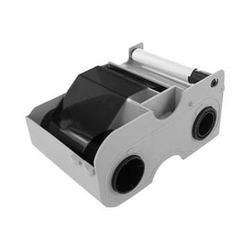 Монохромная лента и чистящий валик FARGO. Полимерная улучшенная ЧЕРНАЯ лента - 3000 отпечатков (FRG45201) - фото