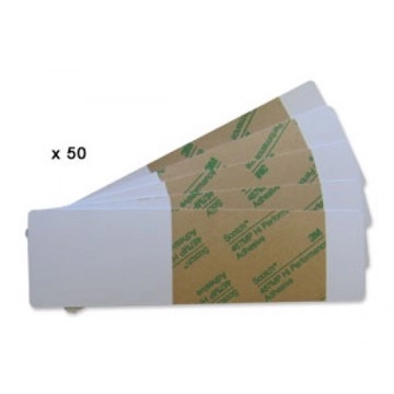 Упаковка 50 чистящих карт с липким слоем FARGO с одной стороны на 10 000 отпечатков (FRG81760) - фото