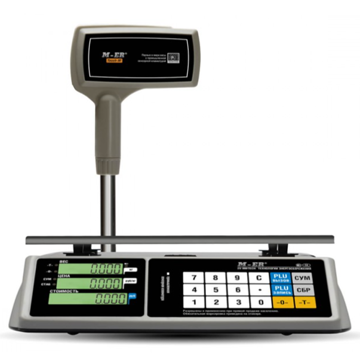 Торговые настольные весы MERTECH M-ER 328 ACPX-32.5 "TOUCH-M" LCD RS232 и USB MER3155 - фото 1