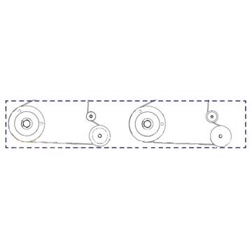 Перемоточная система в сборе для принтеров Zebra Xi4 Series, 105SLPlus (P1006071) - фото