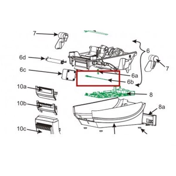 Датчик черной метки/на просвет Zebra G серии (TT)	(P1027135-013)