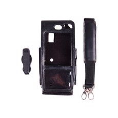 Кожаный чехол M3 Mobile с зажимом для ремня (OX10-CASE-LBE)