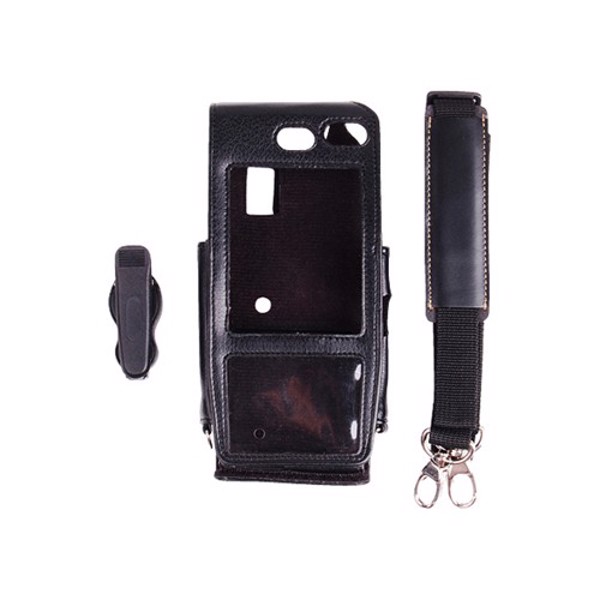 Кожаный чехол M3 Mobile с зажимом для ремня (OX10-CASE-LBE)