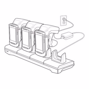 Зарядное устройство четырехслотовое Zebra RFD8500 (CRD4S-RFD8500-1R) - фото 1