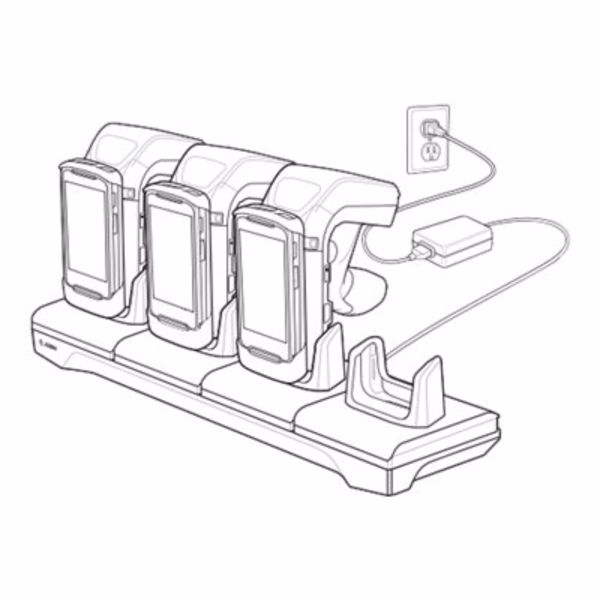 Зарядное устройство четырехслотовое Zebra RFD8500 (CRD4S-RFD8500-1R)