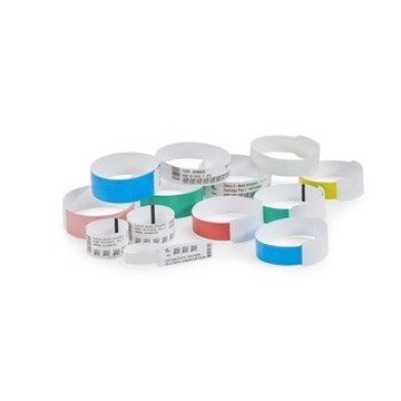 Браслеты Zebra Z-Band UltraSoft синий 1х6in (10015358-BK) - фото