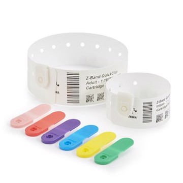 Браслеты Zebra Z-Band QuickClip 1.1875x11in 240 шт/ 4 рул. (10027730K) - фото
