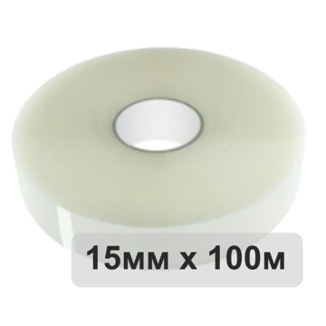 Силиконовая лента 15мм х 100м (прозрачная) - фото
