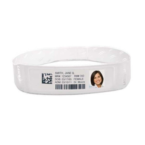 Браслеты Zebra LaserBand 2 Advanced 4.25x11in 1000 шт/ 1 кор. (LB2-ADULT-L3S)