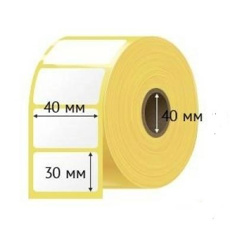 Термоэтикетка 40x30 700 шт. втулка 40 мм ЭКО