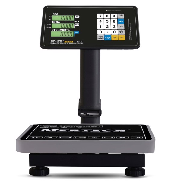 Весы торговые MERTECH M-ER 333 ACPU-60.20 LCD MER3167