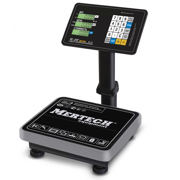 Весы торговые MERTECH M-ER 333 ACPU-60.20 LCD MER3167
