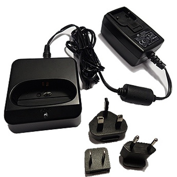 Однослотовая подставка с универсальным адаптером питания для Unitech MS652 Plus (5000-900045G) - фото