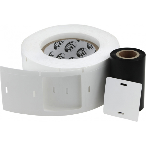 Комплект: бирка кабельная маркировочная У-134 (квадрат 55х55мм), 1000 шт. вт. 40 / риббон 1 шт.