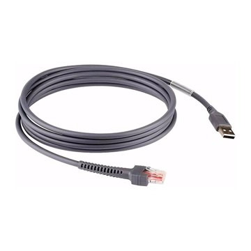 Защищенный прямой USB кабель для сканеров Zebra DS3608, LI3608 CBA-U46-S07ZAR - фото