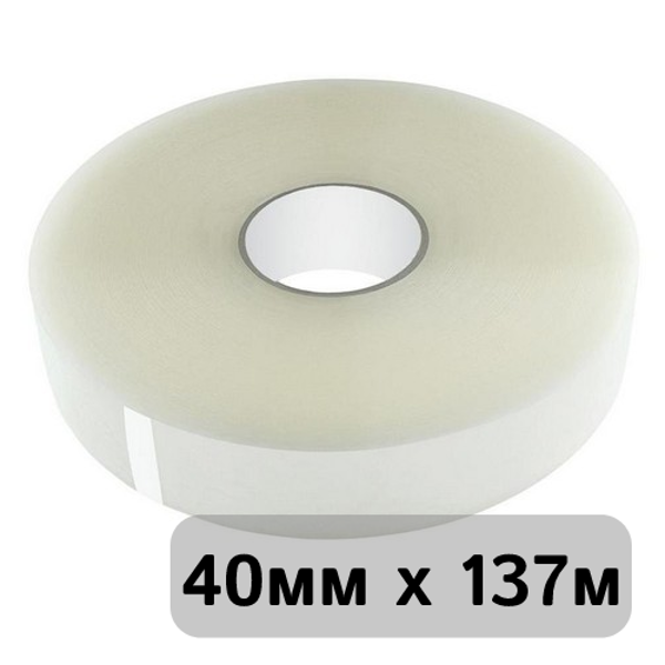 Силиконовая лента 40мм х 137м (прозрачная)