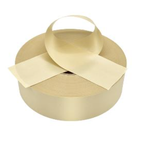 Сатиновая лента 25мм х 200м (бежевая)