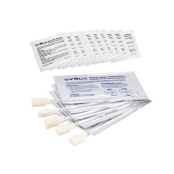 Комплект чистки роликов и печатной головки, 5 карточек, 5 чистящих тампонов, 10 чистящих салфеток для чистки роликов (A5021 ) - фото