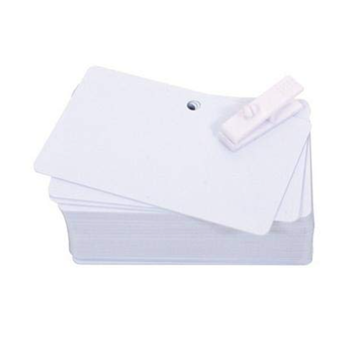 Карты для карточного принтера Evolis с круглым отверстием 20MIL 100 шт (C4512) - фото