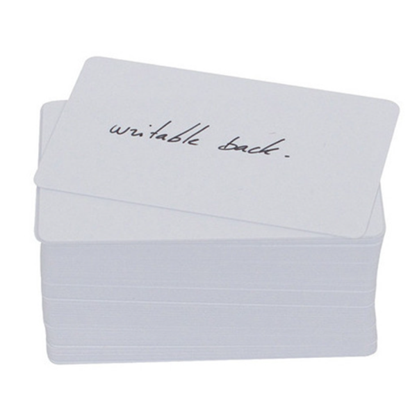 Карты для карточного принтера Evolis с записываемой обратной стороной 20MIL 100 шт (C4522)