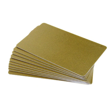 Карты для карточного принтера Evolis золотые 30MIL 100 шт (C4601) - фото