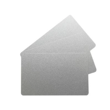 Карты для карточного принтера Evolis серебристые 30MIL 100 шт (C4701) - фото