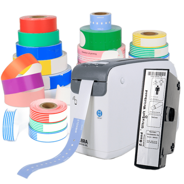 Браслеты медицинские Z-Band UltraSoft 25мм*279мм 200 шт/картридж, желтые (10006995K-7K/1)