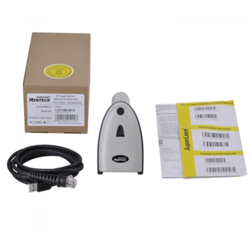 Сканер штрих-кода MERTECH 2210 P2D SUPERLEAD USB White 3m cable MER4864 - фото 8