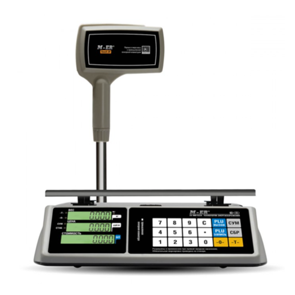 Торговые настольные весы MERTECH M-ER 328 ACPX-6.1 "TOUCH-M" LCD MER3640