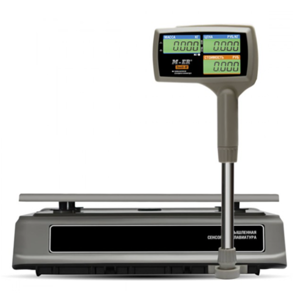 Торговые настольные весы MERTECH M-ER 328 ACPX-6.1 "TOUCH-M" LCD MER3640