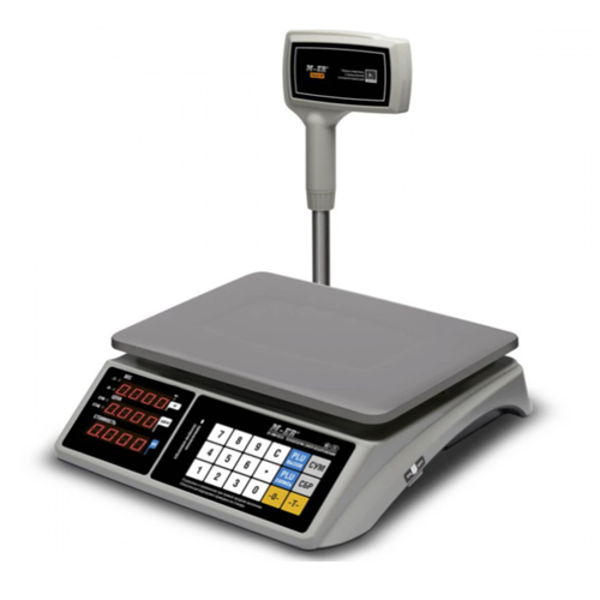Торговые настольные весы MERTECH M-ER 328 ACPX-6.1 "TOUCH-M" LED MER3643