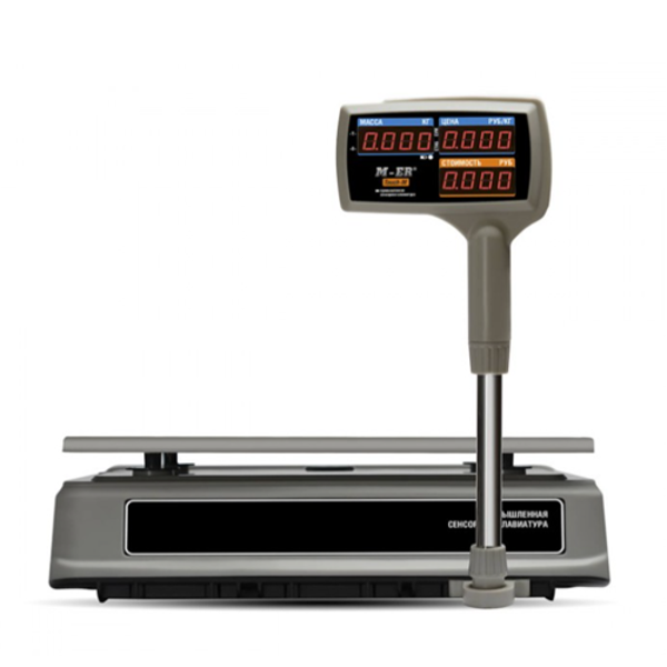 Торговые настольные весы MERTECH M-ER 328 ACPX-6.1 "TOUCH-M" LED RS232 и USB MER3671