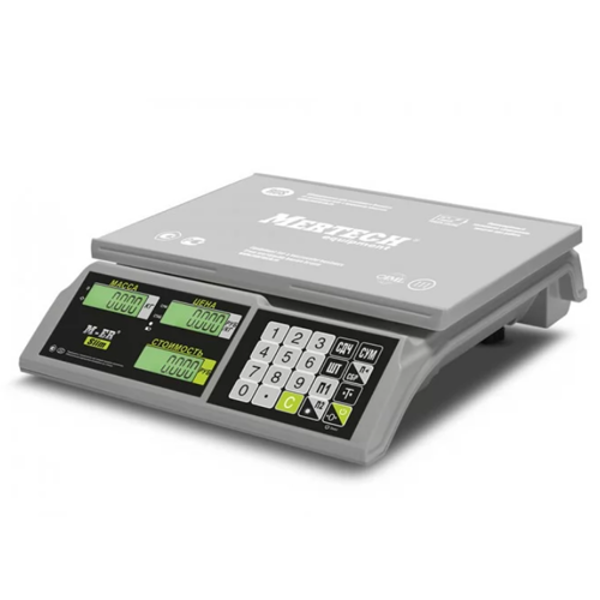 Торговые настольные весы MERTECH M-ER 326 C-15.2 LCD без АКБ MER3760