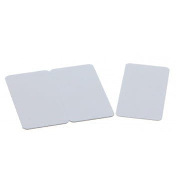 Пластиковые карты Evolis 3TAG из ПВХ белые с зеркальным покрытием C4521 - фото 1