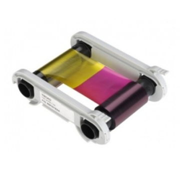 1/2 панель цветная лента Evolis полноцветная лента YMCKO, 400 отпечатков (R5H204M100) - фото