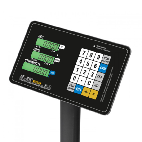 Торговые напольные весы MERTECH M-ER 333 ACP-60.10/20 "TRADER" LCD MER3629