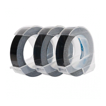 Лента для механических принтеров Dymo Omega, цвет черный, 3 шт (DYMO146077) - фото