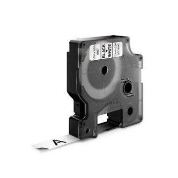 Картридж с нейлоновой лентой D1 для принтеров Dymo Label Manager 3.5 м x 12 мм, белый (DYMO16957) - фото