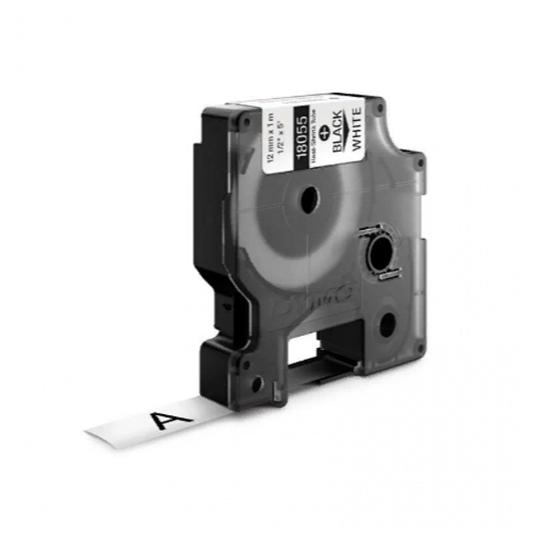 Картридж с термоусадочной трубкой для принтеров Dymo Rhino  1.5 м x 12 мм, белый (DYMO18055)