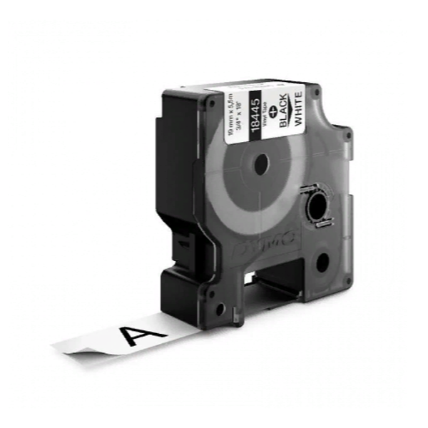 Картридж c виниловой лентой для принтеров Dymo Rhino 5.5 м x 19 мм, белый (DYMO18445)