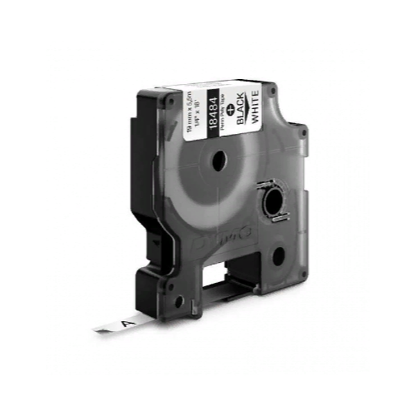 Картридж c полиэстеровой лентой для принтеров Dymo Rhino 5.5 м х 19 мм белый (DYMO18484)