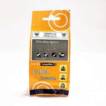 Картридж c нейлоновой лентой для принтеров Rhino 3.5 м х 12 мм, белый (DYMO18488-ON) - фото