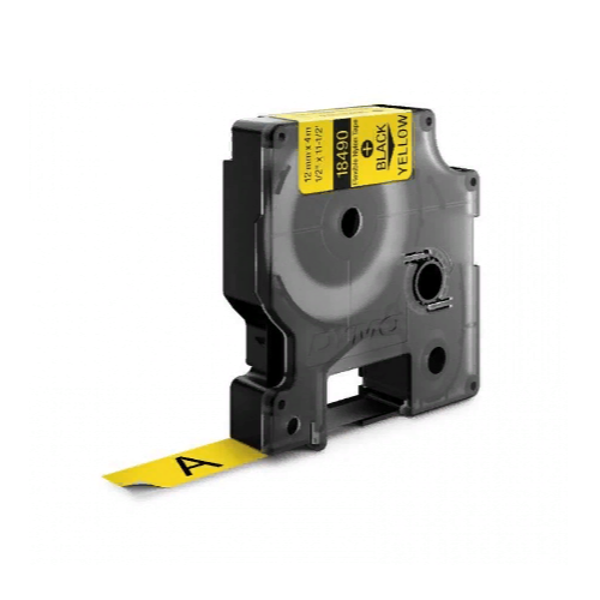 Картридж c нейлоновой лентой для принтеров Dymo Rhino 3.5 м х 12 мм, желтый (DYMO18490)