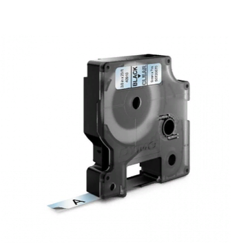 Картридж с виниловой лентой D1 для принтеров Dymo Label Manager, пластик 9 мм х 7 м, прозрачный (DYMO40910) - фото