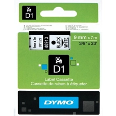 Картридж с лентой D1 для принтеров Dymo, пластик, черный шрифт, 9 мм х 7 м DYMO4091/S0720680 (DYMO40913-ON)